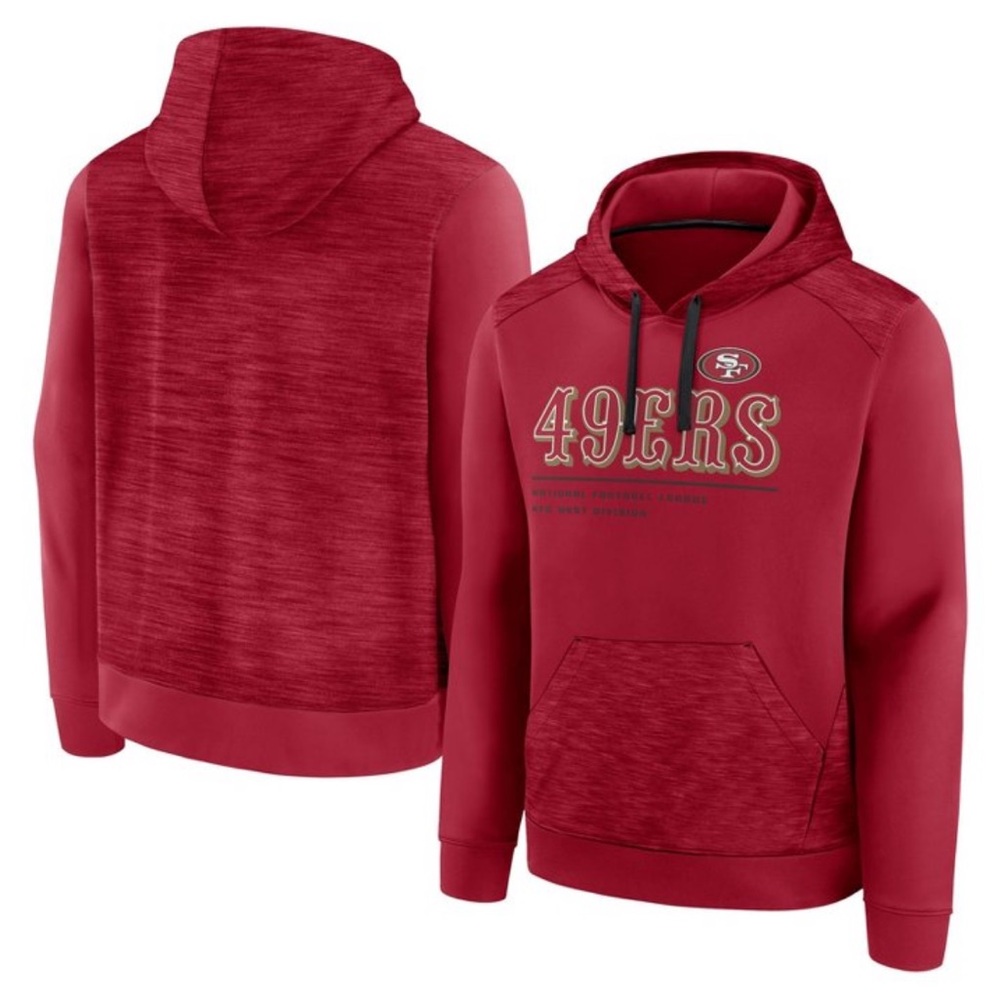 NFL San Francisco 49ers Men’s long sleeve performance hooded sweatshirt XL